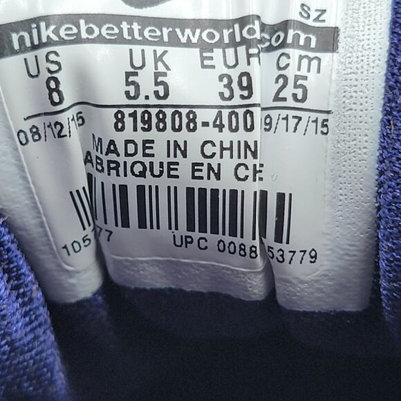 Nike Air Max 1 Jacquard Blue Red Women's Size 8 NIB (2015) - Picture 8 of 8